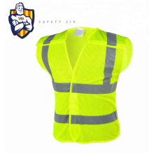 Factory Made Cheap Bright Colors Green Fluorescent Reflective Safety Vest